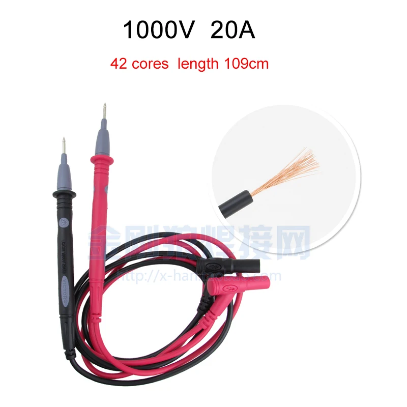 

Digital Multimeter Tester 42 Copper Core Thick Copper Wire 1000V 20A