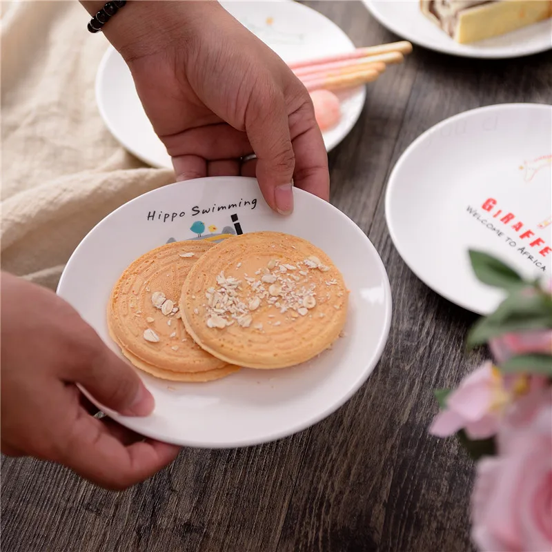 4 PCS ceramic pastry dish bone storage dish (7)