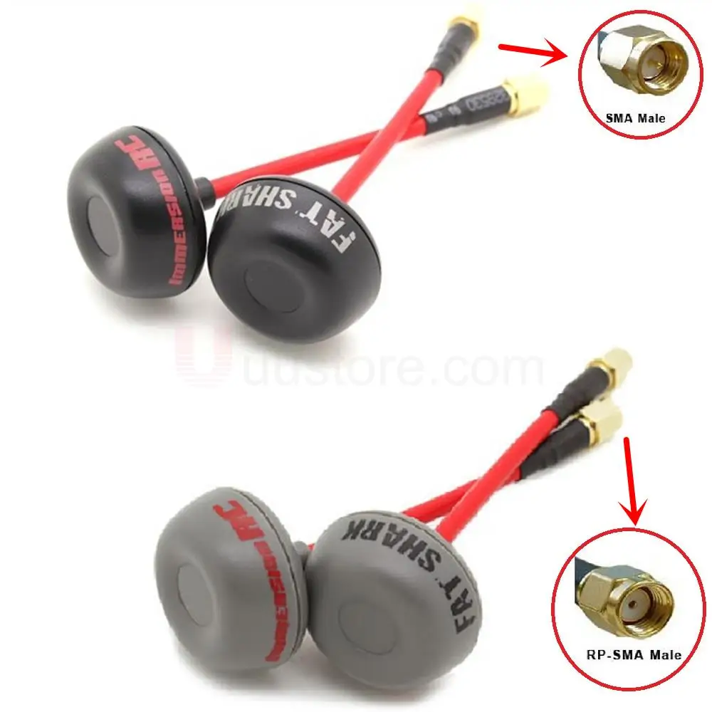 2PCS Fatshark ImmersionRC SpiroNet 5 8GHz RHCP Antenna TX RX Set For DJI Phantom QAV250 CX20