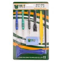 BST-606 9 в 1 разборная отвертка Набор инструментов для iphone 4G 5 Blackberry Sumsang htc iPad ноутбука