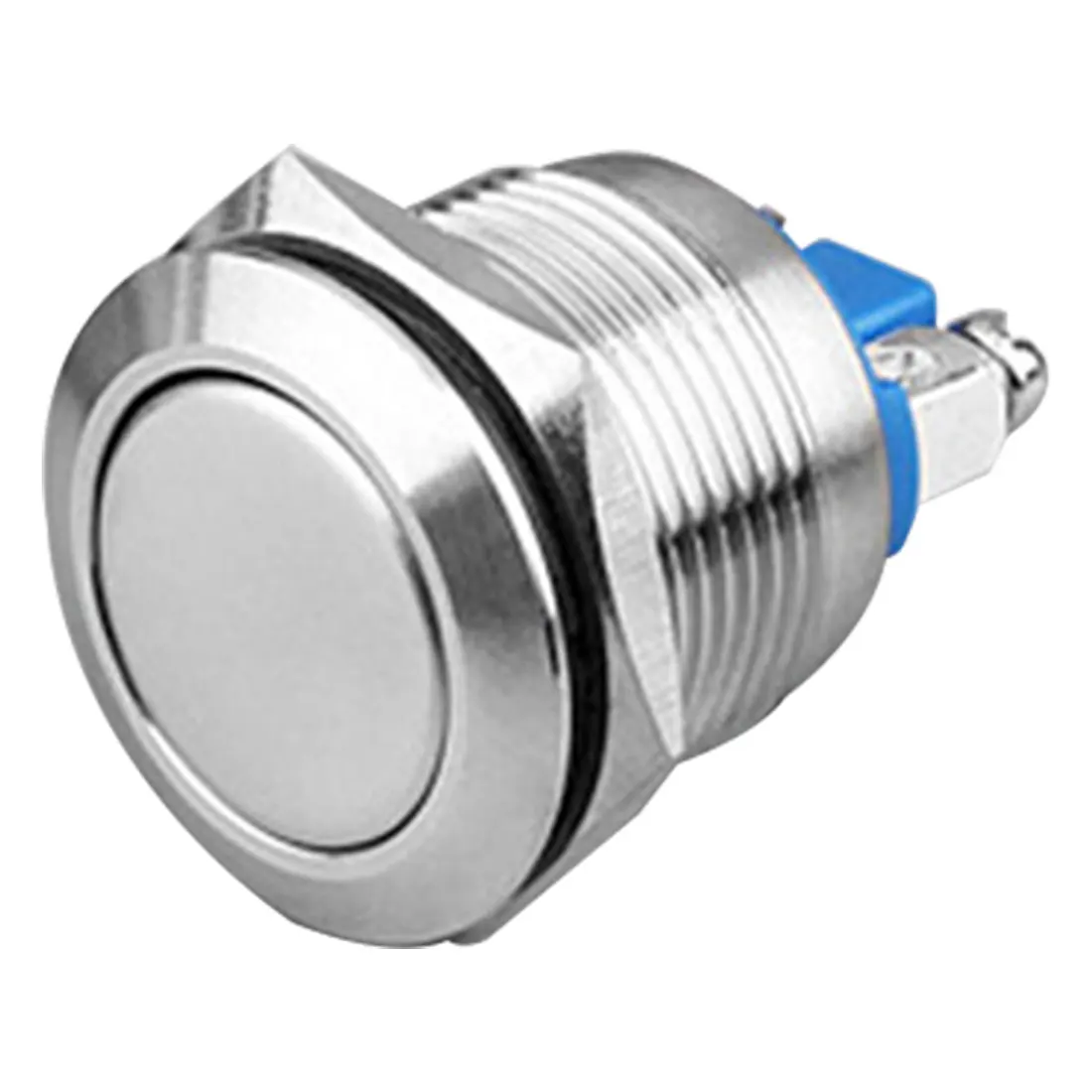 

Anti-destruction Button Auto Parts Switch Button 16 mm Metal Without Lock Screw Foot Button Switch Flat Head High Quality