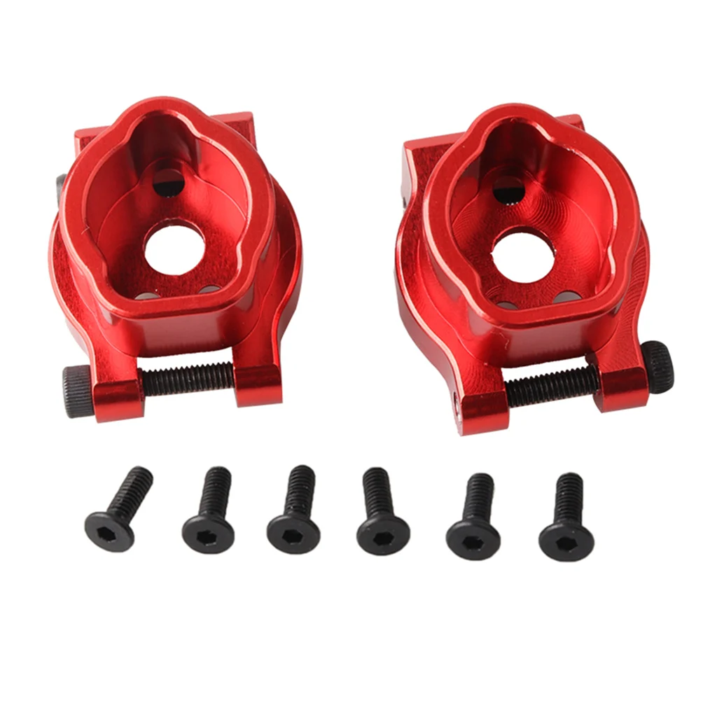 2Pcs Metal Aluminum Alloy Rear Portal Drive Axle Mount C Seat for TRAXXAS TRX4  -4 8256 1:10 RC Climbing Car Upgrade Parts