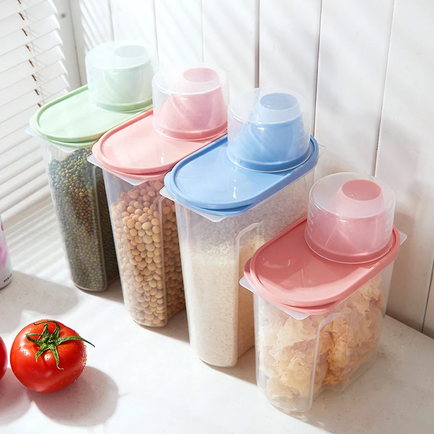 Kitchen Storage Box Sealing Food Preservation Plastic Fresh Pot Container Transparent Sealed Crisper Set Plastic