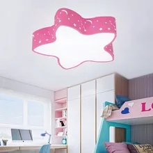 Креативные потолочные светильники 85-265 в 24 Вт светодиодные потолочные светильники для детской комнаты синие/розовые украшения для спальни
