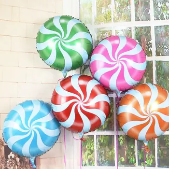 

1Pcs Alpine sugar Shape Classic Toys lollipop foil balloons children toys Wedding party decoration Kids Gifts Ball Toys