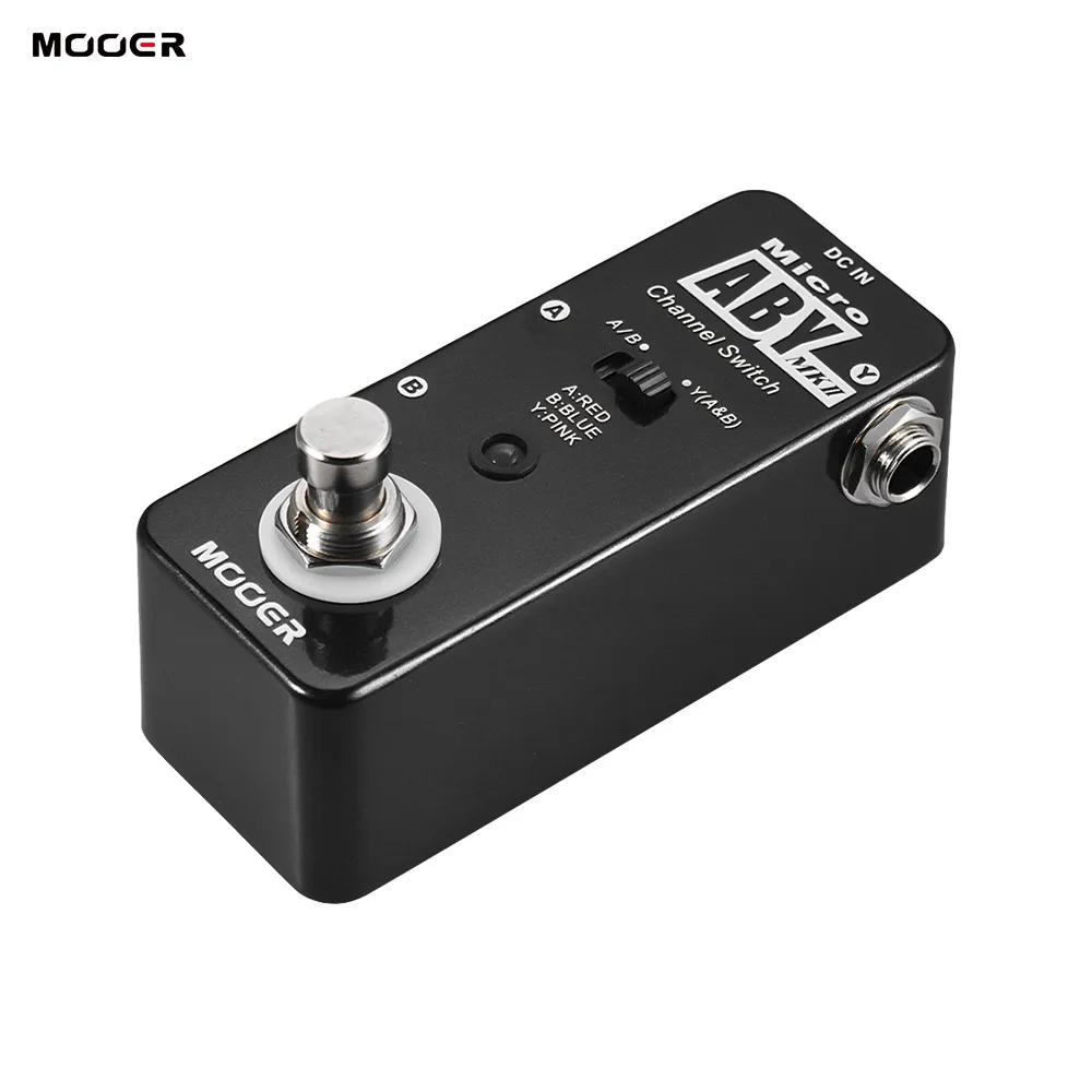 NEW ARRIVAL MOOER ABY MKII Channel Switch Guitar Effect Pedal True Bypass Full Metal Shellin