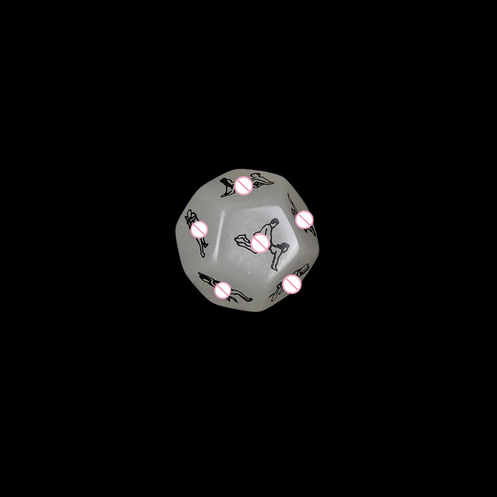 Sex Dice  Adult Glow Dice for Love Game Humor Romance Erotic Adult Sex Toys for Couples Playing RPG Game Dice Sex