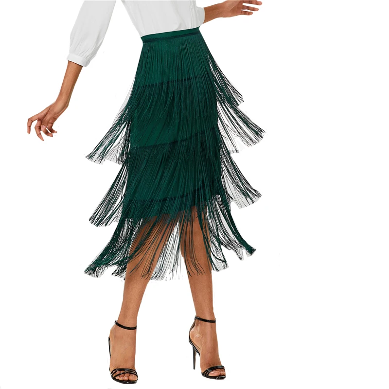 Fringe pencil skirt Clearance