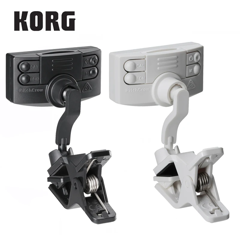 Тюнер Korg PitchCrow G с зажимом для гитары или баса предупреждением о превышении ветра