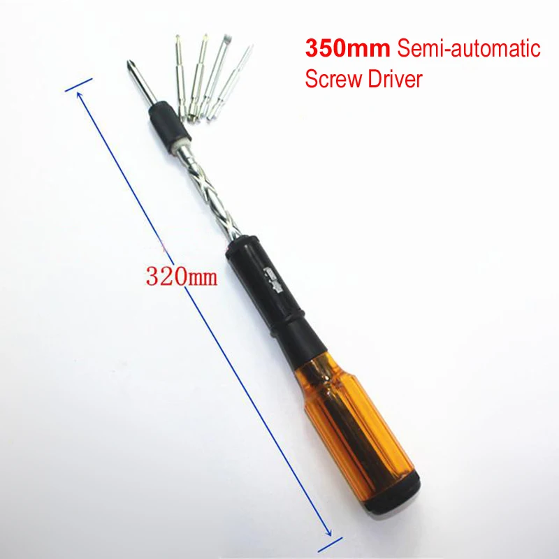 260mm 350mm Semi automatic Screw Driver Spiral Hand Pressure Type
