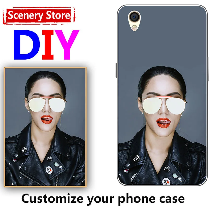 Пользовательские DIY Имя Логотип/Фото чехол для телефона OPPO A37 A37M A37F 5 0 &quotпринт