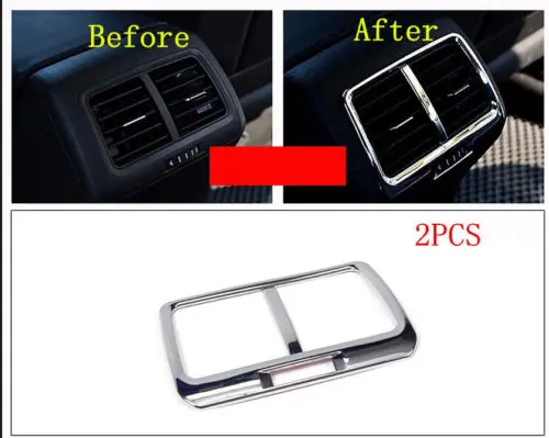 

Car Interior ABS Console Rear Air Vent Frame Cover Trim Mouldings Fit For V-W Golf 7 MK7 2014 2015 Accessories Car Styling