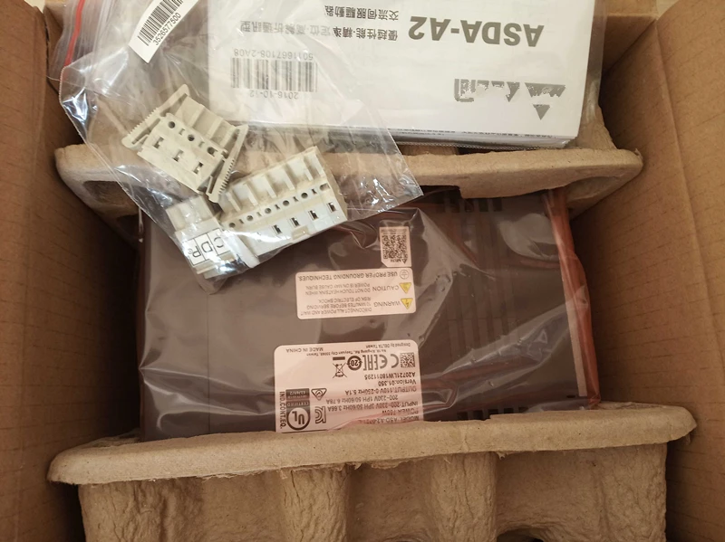 ASD A2 1521 L ASDA 220В 1.5кВт AC Серводвигатель с полным закрытым управлением|servo parts|servo wirebox