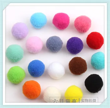 

500 PCS Christmas Tree Plush Ball Fur Ball diy kid children's creative educational handmade toys diy materials wholesale CR-95