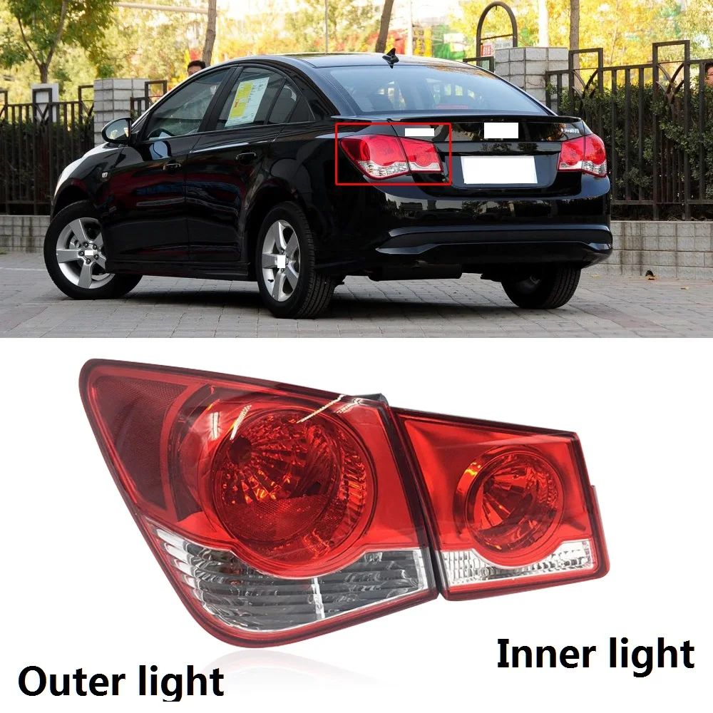 

CAPQX 1PCS/Lot For Chevrolet Cruze 2009-2014 Taillight Rear Brake Tail Light lamp Parking lamp tail lamp stop light