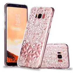 Для Samsung Galaxy S8 плюс S8Plus S8 + Чехол класса люкс 3D чехол для телефона из мягкого ТПУ с рисунком Чехлы S 8 плюс 8 плюс Силиконовая задняя крышка capas