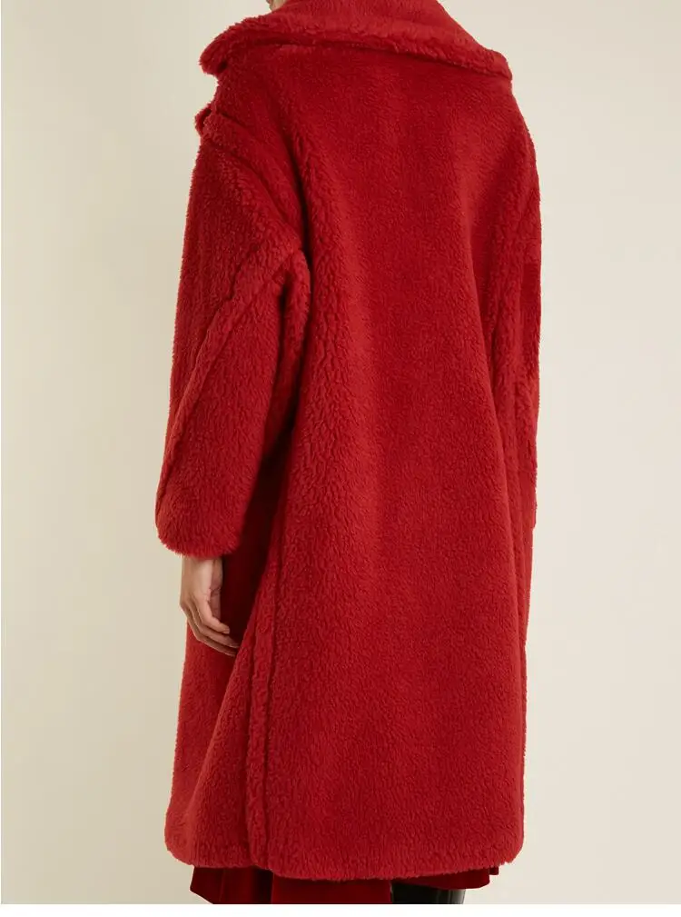 MSAISS X-Long теплые плюшевые пальто из искусственного меха женские зимние пальто из овечьей шерсти плюшевые куртки женские пальто из искусственного меха