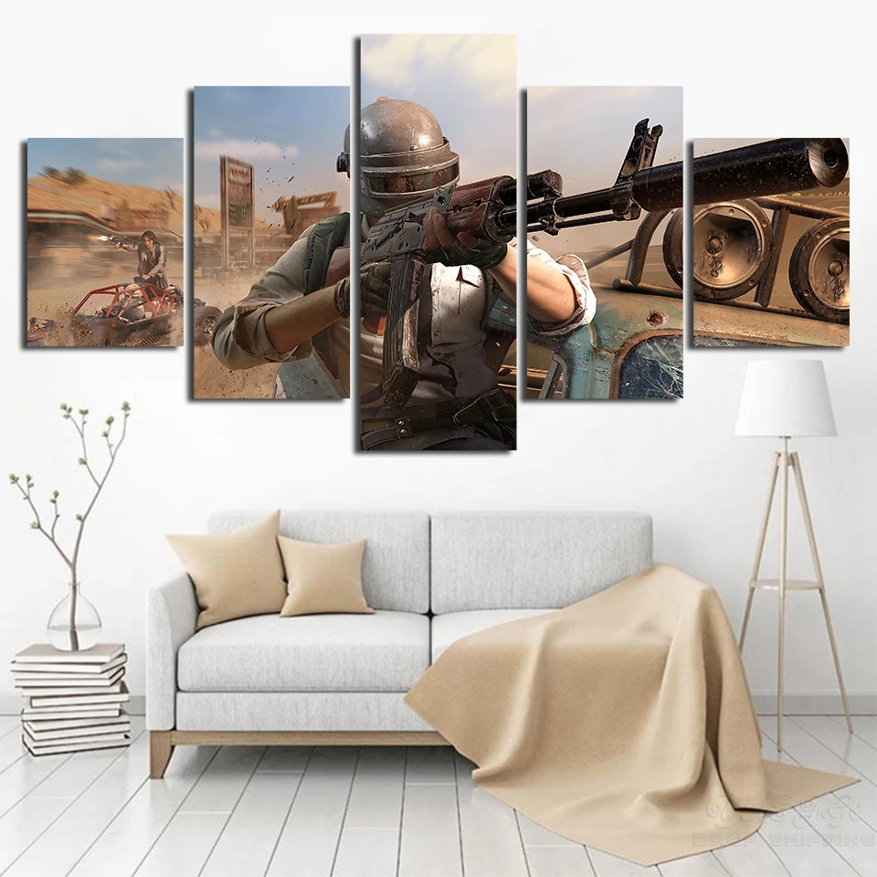 Jedi-Survival-Battle-Canvas-Painting-Picture-5-Pieces-Pubg-Game-Wall-Art-Prints-Creative-Modular-Poster (2)