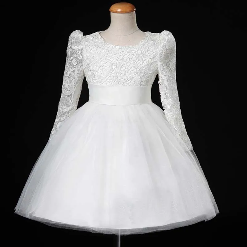 

flower girl dresses for weddings pageant white first holy lace communion dress little toddler junior child bridesmaid