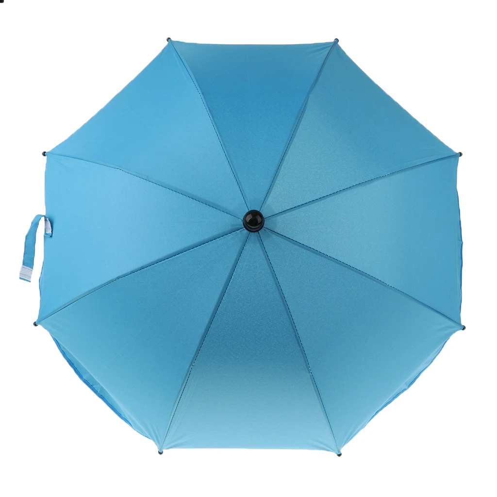 Foldable Sunshade Mini Sunny Umbrella UV Protection Beach Shelter Umbrella Outdoor Lightweight Parasol w/ Sand Anchor for Coast