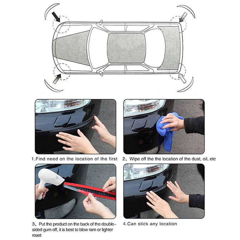 Авто бампер накладка Передняя Задняя крышка защита экстерьер Запасная часть