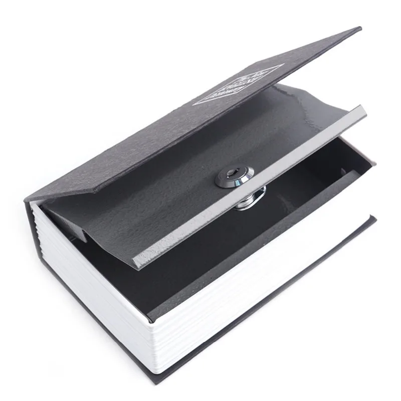 Security Simulation Dictionary Book Hidden Safes Case Home Cash Money Jewelry Locker Secret Safe Storage Box with Key Lock