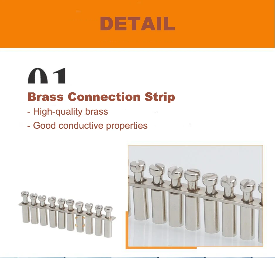 FBI 10-5 brass connection strip