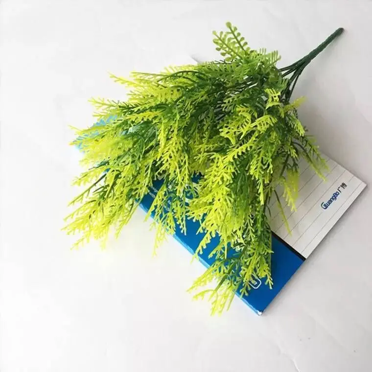 Горячая Распродажа, 26 стилей, имитация, трава зеленое растение, искусственные персидские листья, цветок, на стену, растения, украшение для дома, свадьбы, магазина