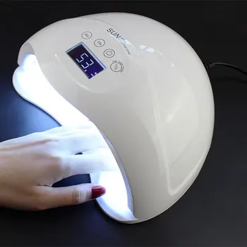 

SUN5 Plus 48W Professional 365+405nm UV LED Lamp Nail Dryer Polish Machine Fit Curing All Nail Gel Polish for Curing Nail Tool