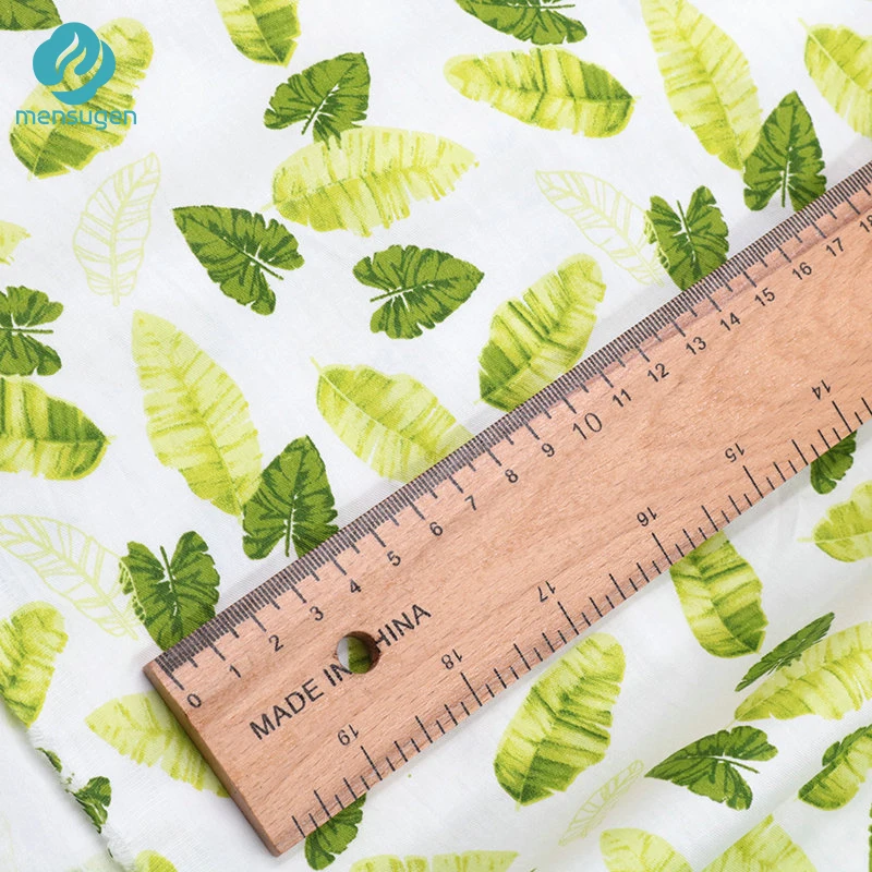 Новые Пальмовые Листья цветы хлопок ткань счетчики для платья юбка Швейные подушки одеяло DIY ткань лоскутное Telas