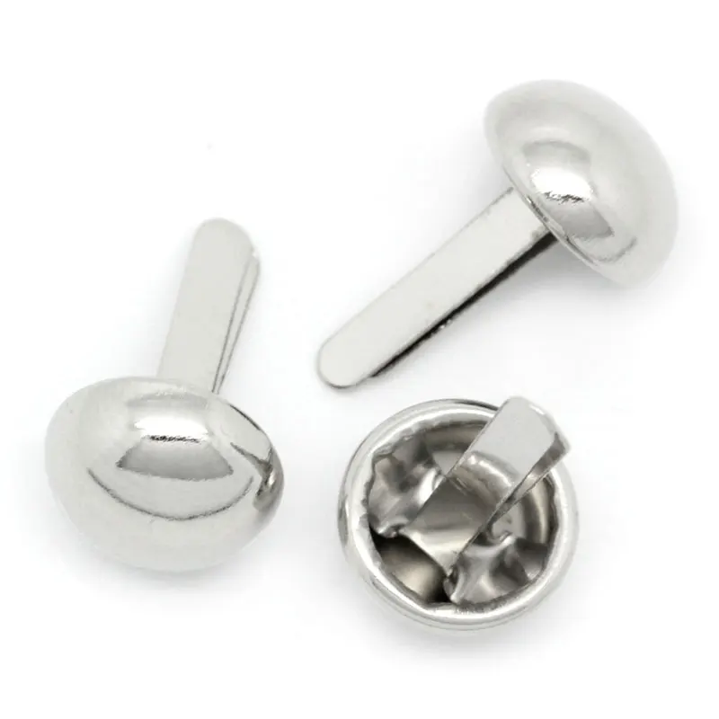 FUNIQUE-100PCs-Silver-Tone-Dome-Metal-Decorative-Spikes-Rivets-Studs-For-Fashion-Leather-Crafts-Studs-Spots