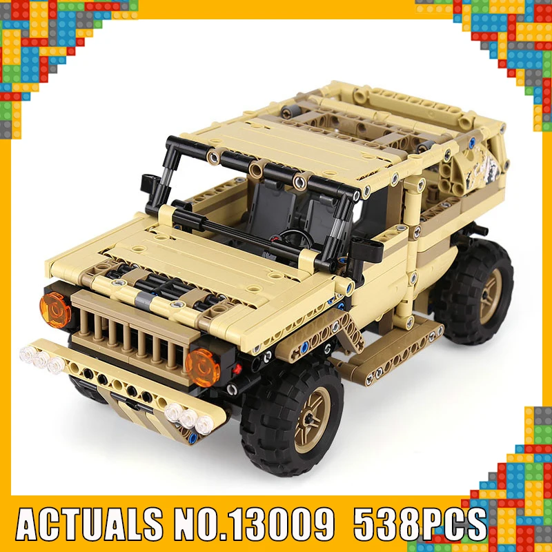 

Yeshin 13009 Military Toys Series The Military SUV Car Set Building Blocks Bricks Remote Control Car Kids Toys Christmas Gifts