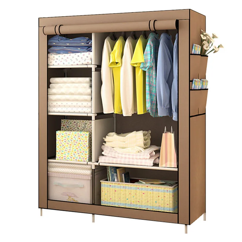 Modern Simple Non-woven Cloth Wardrobe Multi-function DIY Assembly Wardrobe Dust-proof Closet Home Furniture