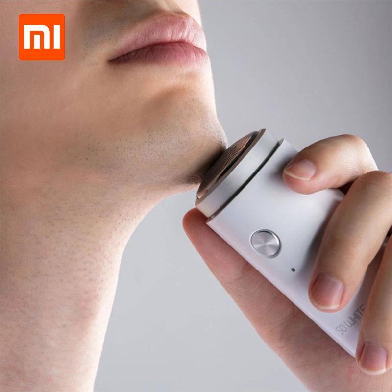 

Xiaomi mijia So White IPX5 Waterproof Mini Protable Electric Shaver Men's Razor USB Charge Wet & Dry Manual Deep Beard Shaving