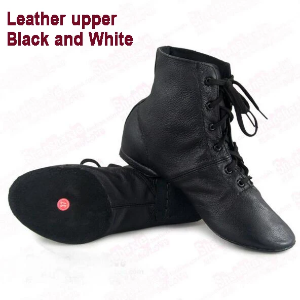black jazz dance boots
