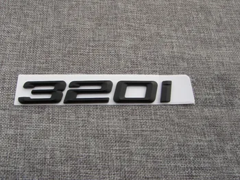 

Matte Black ABS Number Letters Word Car Trunk Badge Emblem Letter Decal Sticker for BMW 3 Series 320i