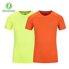 Beaume мужские футболки быстросохнущие с коротким рукавом базовые спортивные футболки для скалолазания летние с круглым вырезом 62125
