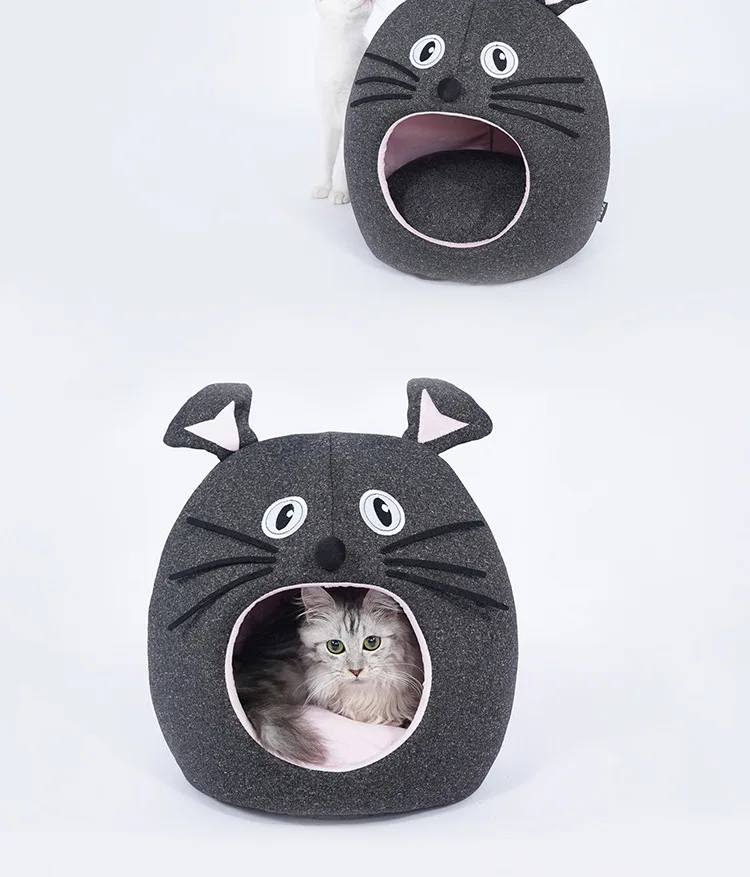 Кошка спальный мешок диваны коврик прекрасный кот Форма Дизайн ПЭТ кошачий собачий дом Конура для щенка пещера Спящая кровать для кошек