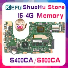 KEFU For ASUS S500CA S400CA S400C S500C CPU I5 4G Memory laptop motherboard tested 100% work original mainboard