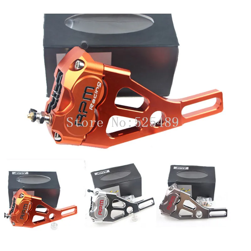 

RPM CNC Electric Motorcycle Scooter Rear Wheel Brake Caliper+220mm Disc Brake Pump Adapter Bracket For Yamaha RSZ BWS Zuma Aerox
