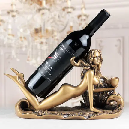 Decorative Wine Bottle Holders Fascinating Resin Beauty Figurines Decorative Wine Bottle Holder Funiture Design Decoration Decorative Wine Bottle Holders Prepossessing Resin Beauty Figurines Decorative Wine Bottle Holder Funiture Design Ideas
