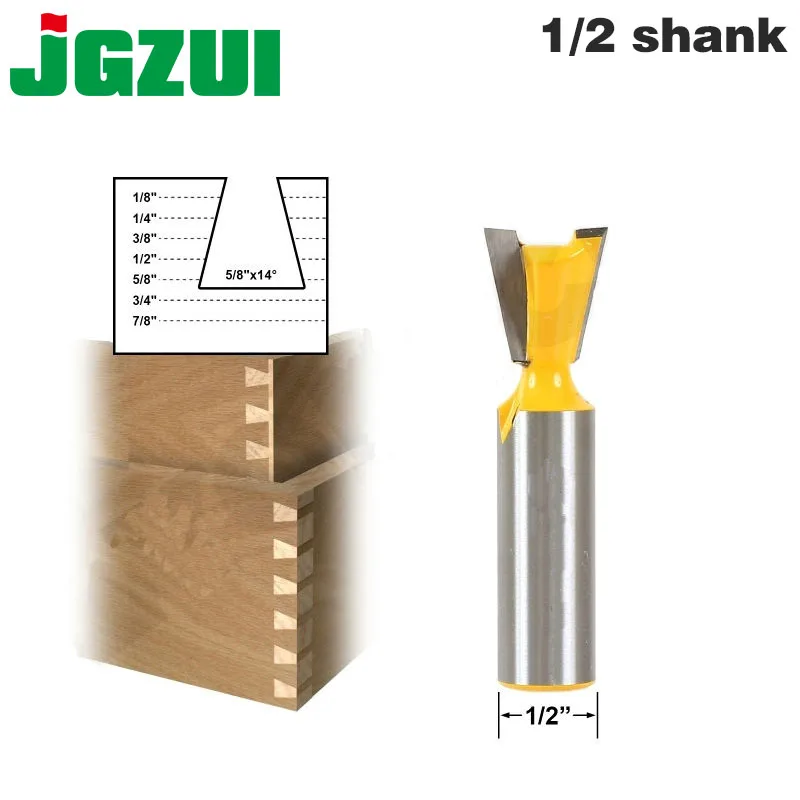 5PCS 8mm Schwalbenschwanz Router Bit Schaft Holzbearbeitungs Schneider Werkzeug