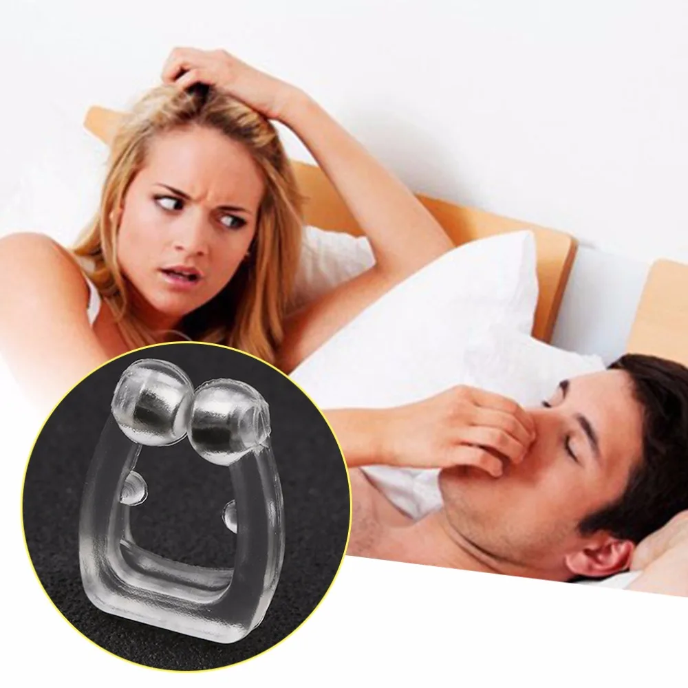 

1pcs Silicone Body Health Care Anti Snore Nose Clip Night Sleeping Anti Snoring Clip For Stopping Snoring Nose shapers