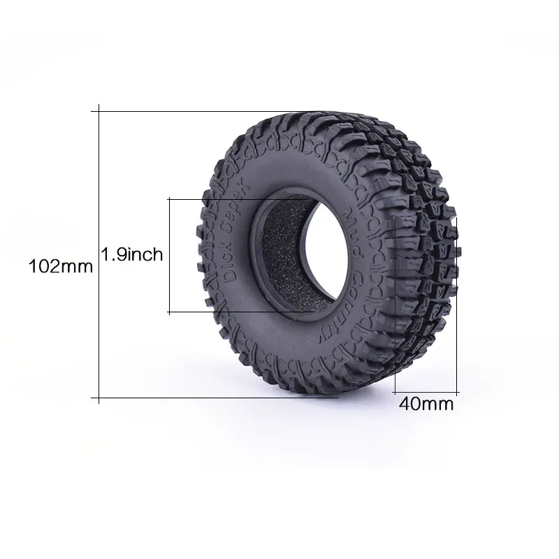 4 шт. AUSTAR AX 3020 1 9 дюйма 110 мм резиновые шины для автомобилей 1/10 Redcat Rocks Crawler SCX10 AXIAL RC4WD