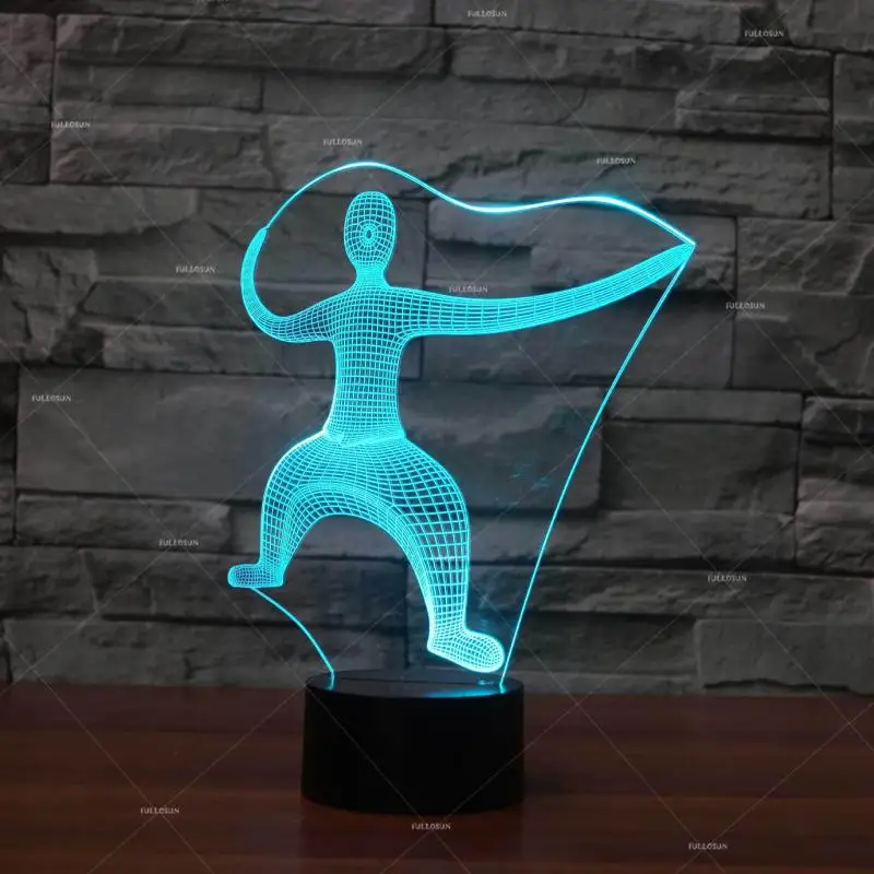 Платформа Абстрактный человек 3d ночник креативный романтический подарок 3d лампа очаровательный рисунок для детей игрушки светильники
