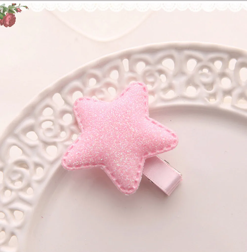 Girls Hair Pin Baby Kids Girls Children Shiny Princess Sequins Star Heart Butterfly Hair Clip Hair Accessories For Girls Gift