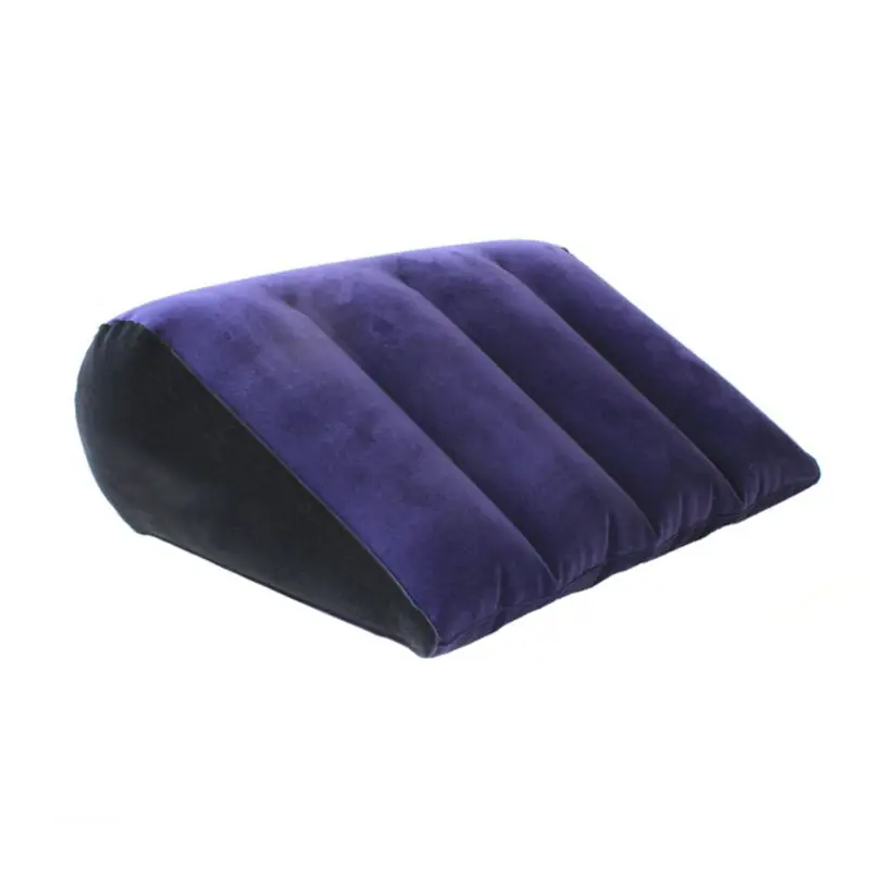 Multipurpose Triangular Sex Pillow Aid Wedge Inflatable Love Position Cushion Furniture GW