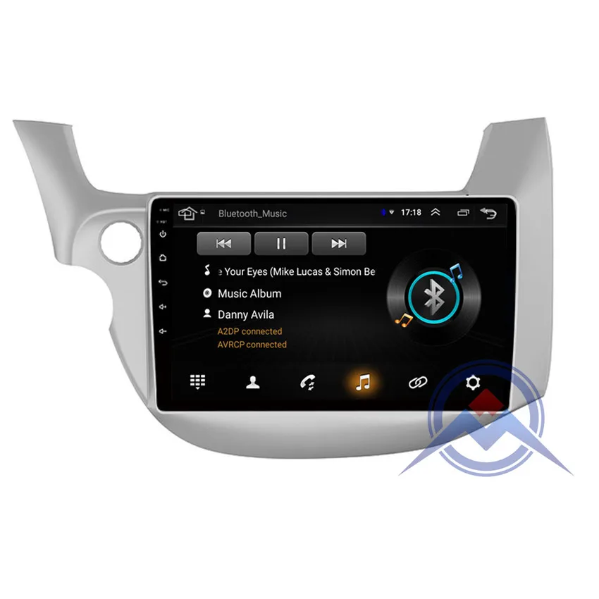 Discount ZOHANAVI 10.2 inch Android 8.1 Car DVD Multimedia Player GPS Navigator for Honda Fit/Jazz 2008-2013 auto radio build in wifi 4