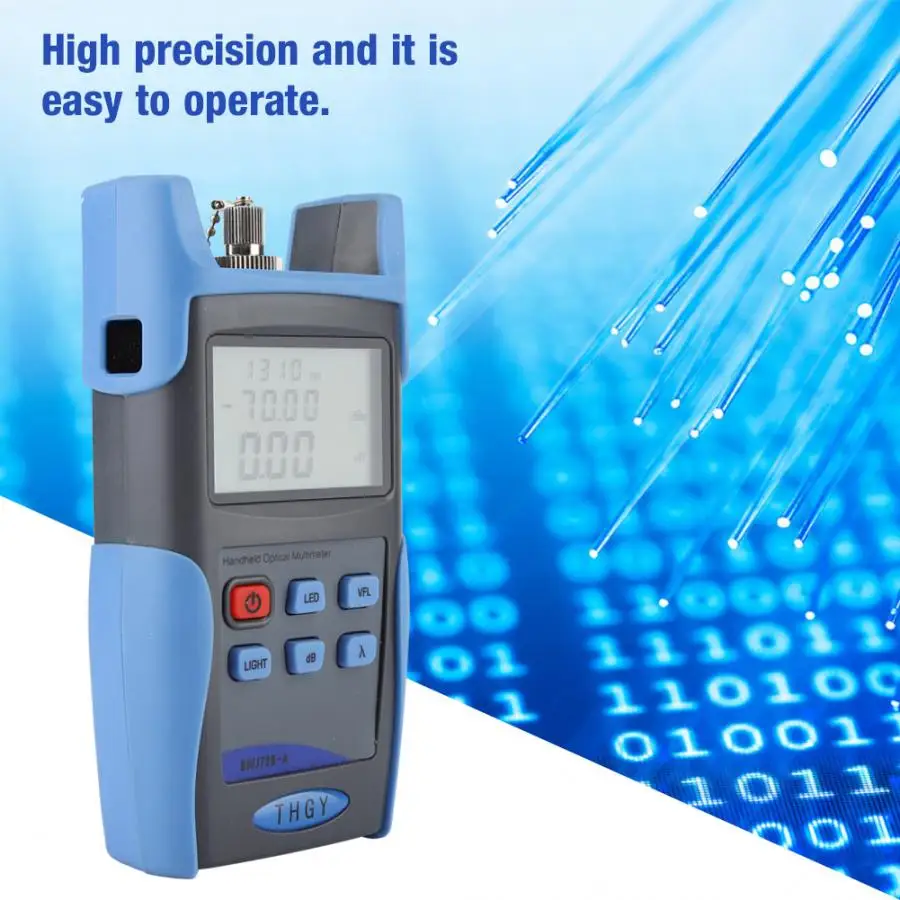 

Handheld Optical Power Meter Wattmeter BWJ728-A High Handheld Optical Power Meter Fiber Testing Tool