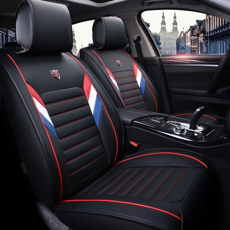 

New PU Leather Auto Universal Car Seat Covers for ssang yong ssangyong actyon korando kyron rexton xlv cushion covers